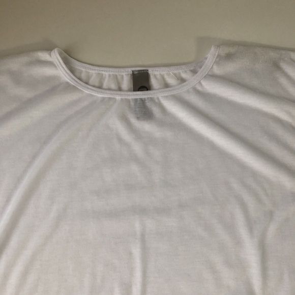 Go Couture Small White Sleeveless Tee - Picture 3 of 13